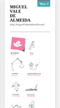 Mobile Screenshot of miguelvaledealmeida.net